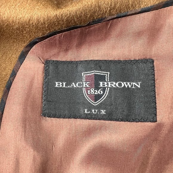 Vintage Union Made 100% Cashmere Oversized Blazer Jacket Long Pea Coat Preppy - Picture 6 of 9